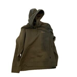 Patagonia Logo Uprisal Green Hoodie Mens Large